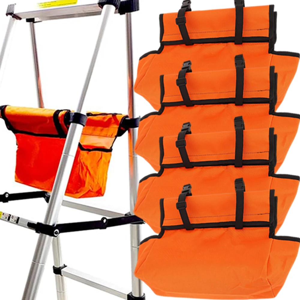 

Многофункциональная складная подвесная сумка для лестницы, сумка из ткани Оксфорд, портативный органайзер для хранения инструментов для мастерской, телескопическая лестница