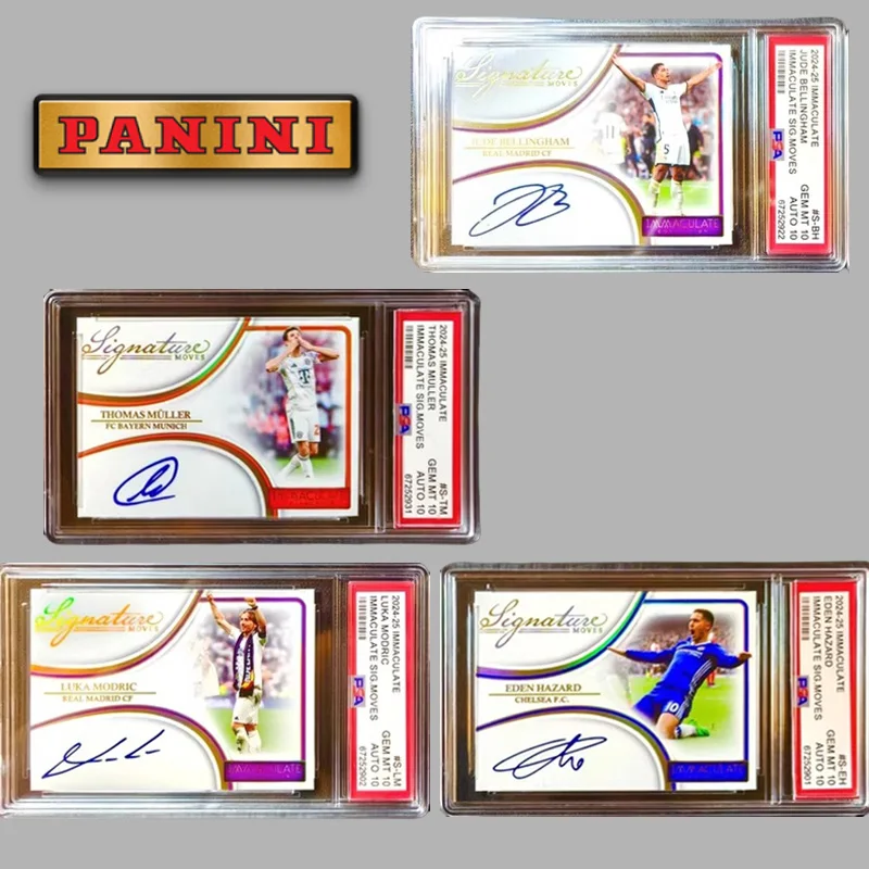 

Panini 2024-25 Immaculate Luka Modric Thomas Muller Jude Bellingham Eden Hazard Diy Football Star Trading Cards Gift Collection
