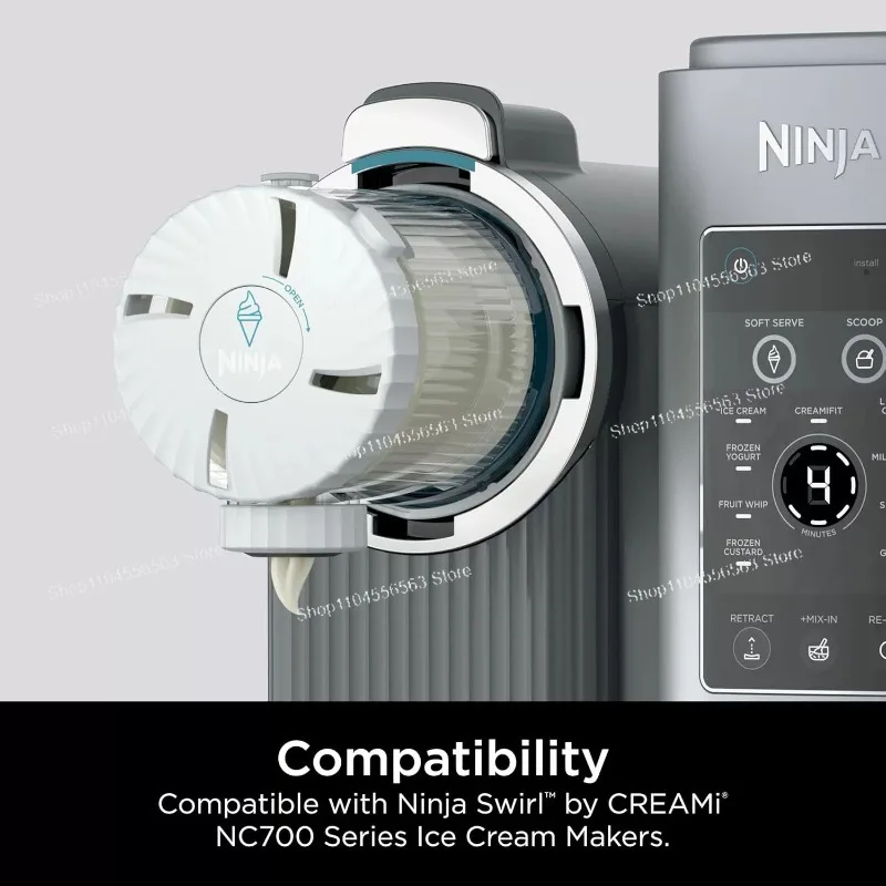 Ninja Swirl NC700 NC701 시리즈, 아이스크림 저장 탱크, 저장 컵에 적합