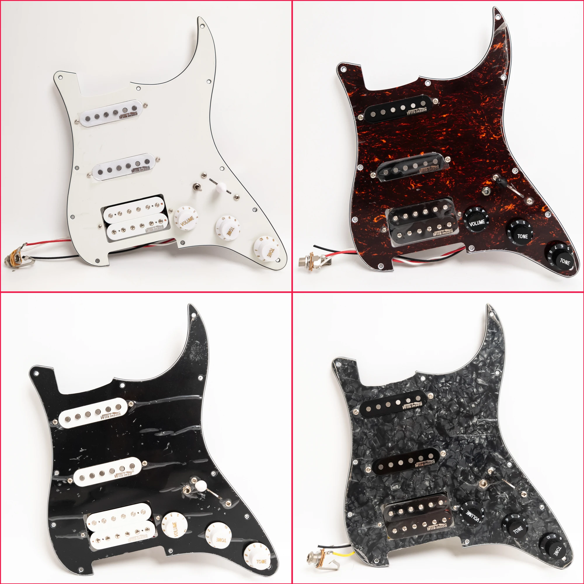 

SSH Guitar Prewired Loaded Pickguard Set Alnico 5 Humbucker Pickups Set for Strat Guitar Electric Guitars Replacement Parts