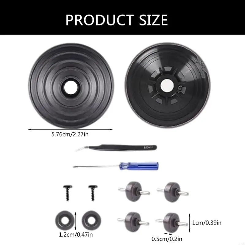 Ruota U0DE Ruota e ruota del suolo Sostituzione per set ruote per DC58 DC59 DC62 DC74 V10