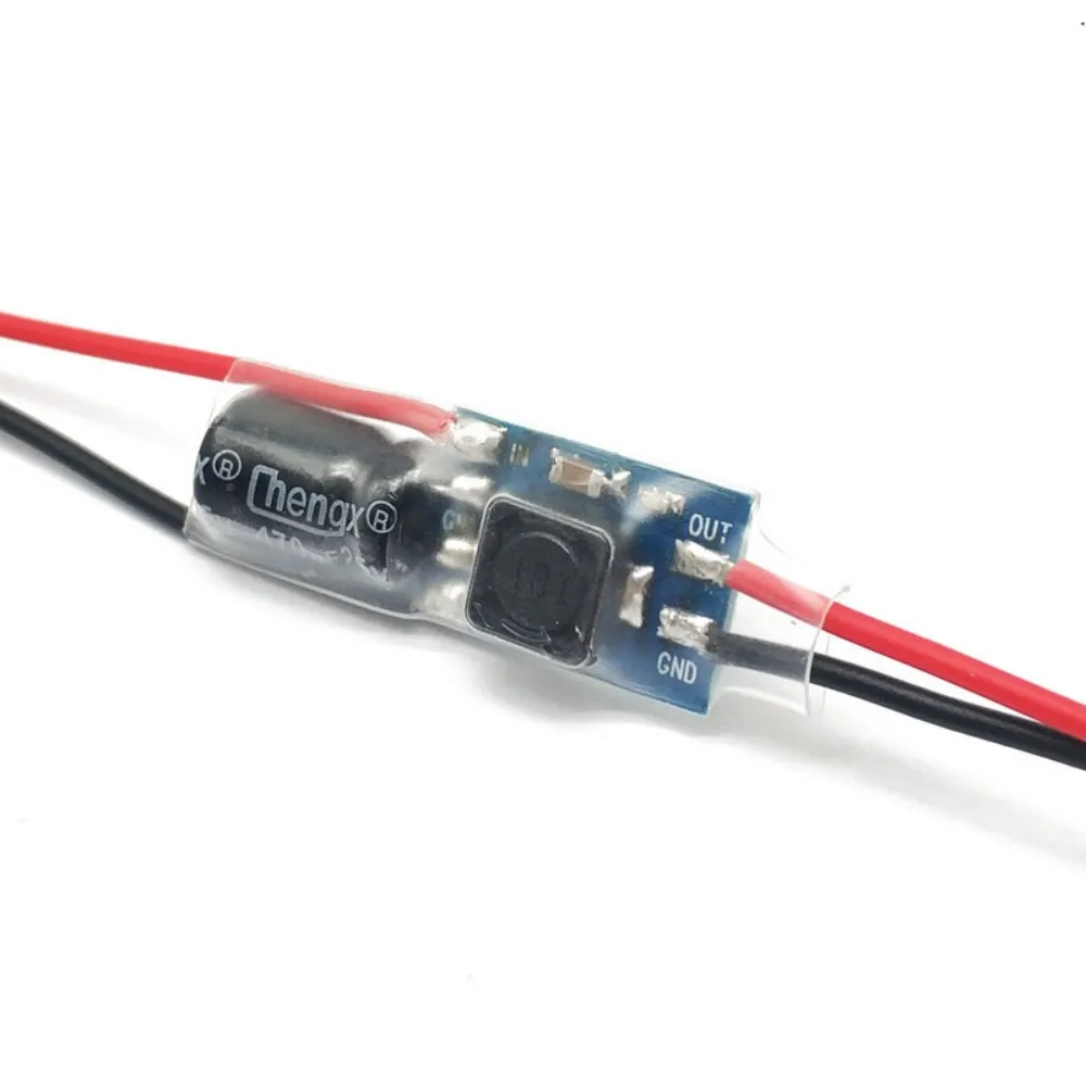 5.8G Video Transmission LC Filter Module DC-DC 3.3V-25V 2A – Anti-Jamming for Drone/Robot Camera, Reduces Video Flicker