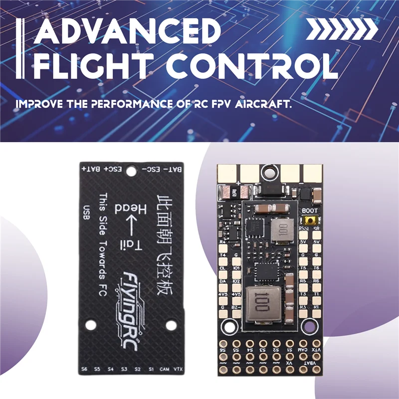 ABZZ-F4WSE MK1.5 비행 컨트롤러 고정 날개 2-6S 온보드 BEC 지원 RC FPV Air용 아날로그/디지털 VTX Ardupilot/INAV 펌웨어