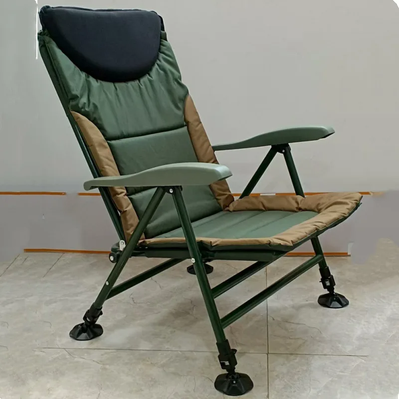 

Вседорожное складное рыболовное кресло, эргономичное, усиленное, для активного отдыха, с откидной спинкой, портативное, в европейском стиле, для кемпинга и рыбалки