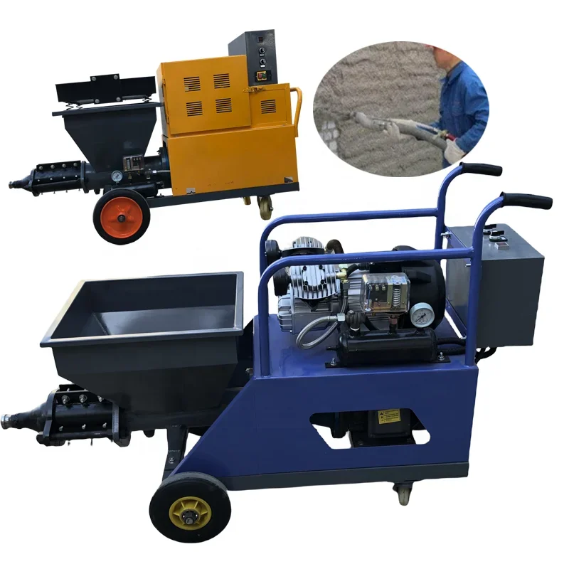 

Plaster cement mortar spraying sprayer machine diesel high