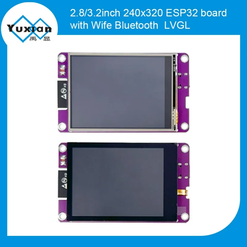 2.8 3.2 inch 240x320 TFT Lcd Dispaly Module ESP32 board LVGL Smart Screen MCU WiFi Bluetooth cortrol ILI9341 XPT2046
