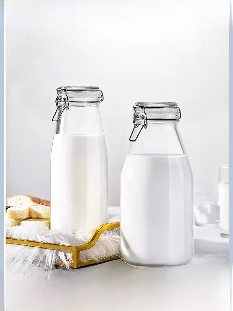 Grote Capaci Melkfles Glazen Sed Koelkast Opslagcontainer Lekvrij Draagbare Keuken Opslagpot Scybe Xibei
