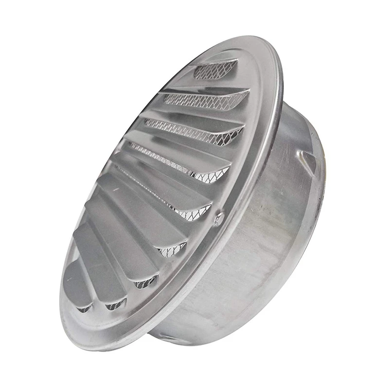 غطاء شبكي من الفولاذ المقاوم للصدأ ، فتحات تهوية مع شاشة ذبابة مدمجة ، غطاء محرك ، تهوية حائط ، 6 بوصة ، شبكة ، ترقية