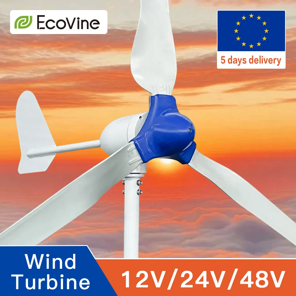 Wind Turbine Generator 12V 24V 48V Windmill Free Energy Magnetic Dynamo Strong Power 220v Inverter Output For Home