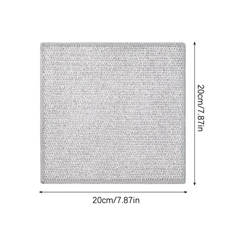 Magic Cleaning Cloth Thickened Steel Wire Rags Kitchen Dish Pot Washdishing Cloths Towel Clean Tools