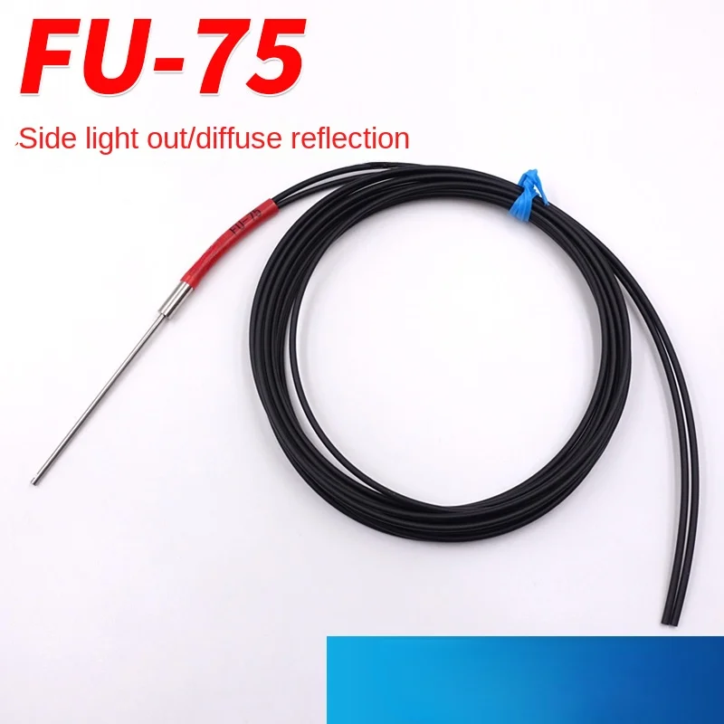 FU-75 Side Emitted Diffuse Reflective Fiber Optic Sensor Fiber Optic Amplifier Infrared Head