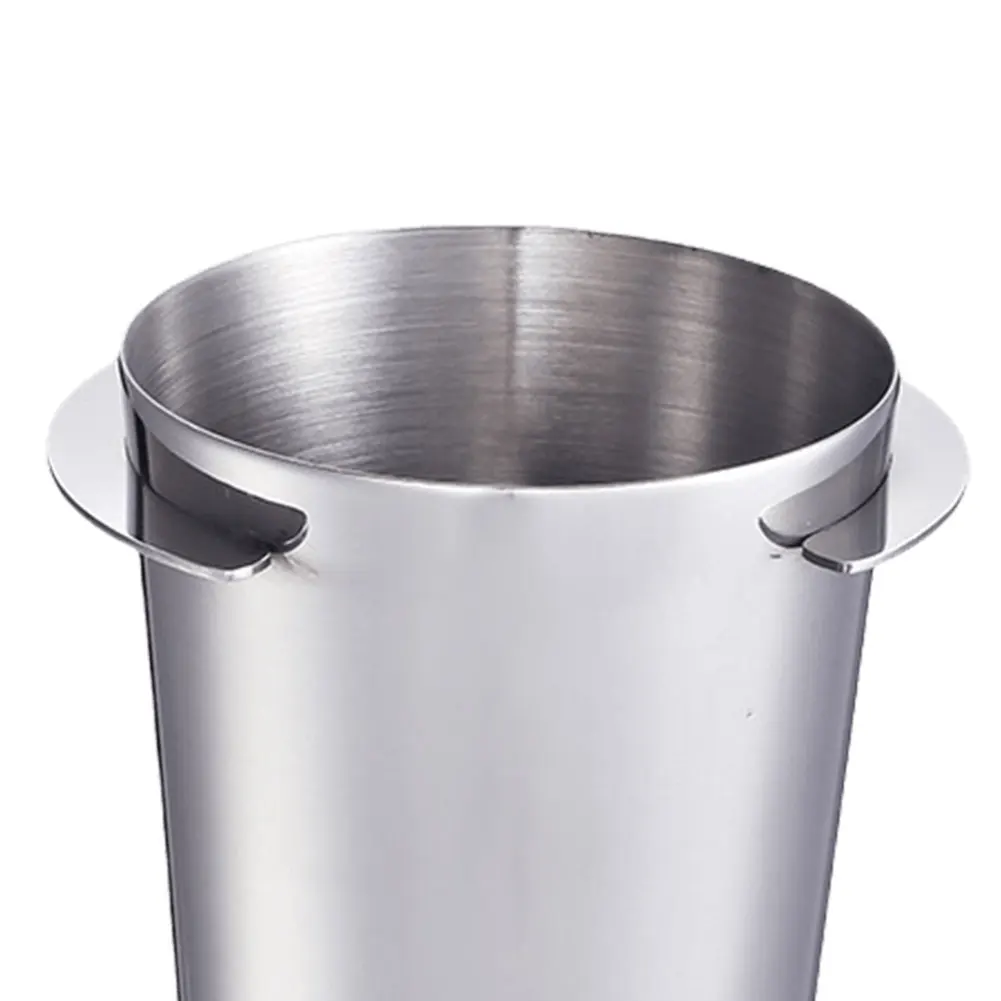 Coffee Dosing Cup 51/53/58mm Coffee Bean Measuring Cup Stainless Steel Espresso Coffee Dosing Cup for Espresso Machine