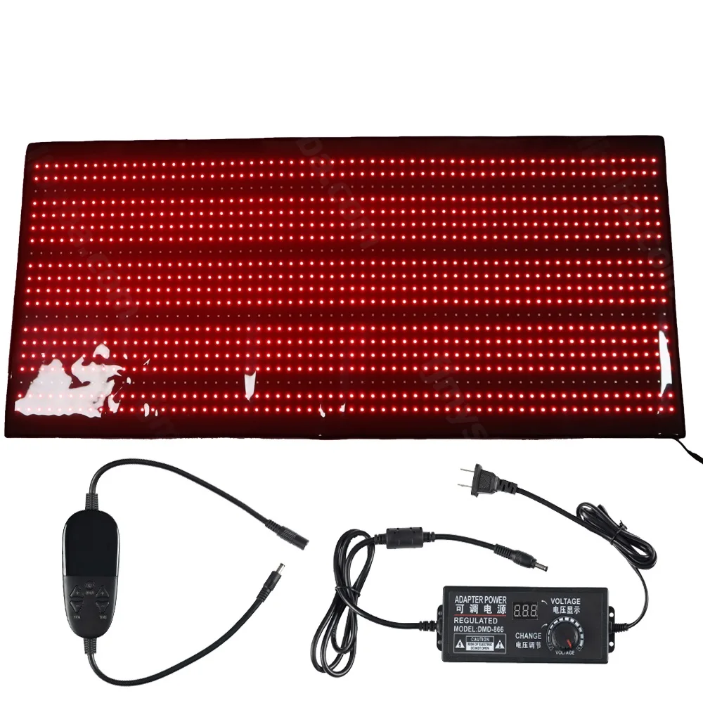 Hot Selling 660nm 880nm Panel Light 1260 Pcs LED Red Light Infrared Therapy Device Mat For Whole Body Relax Pain Relieve