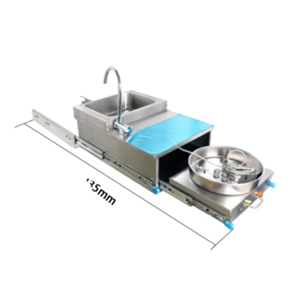 

Caravan Kitchen RV Mobile Kitchen Camper Trailer Slide Out Kitchen With Sink And Stove