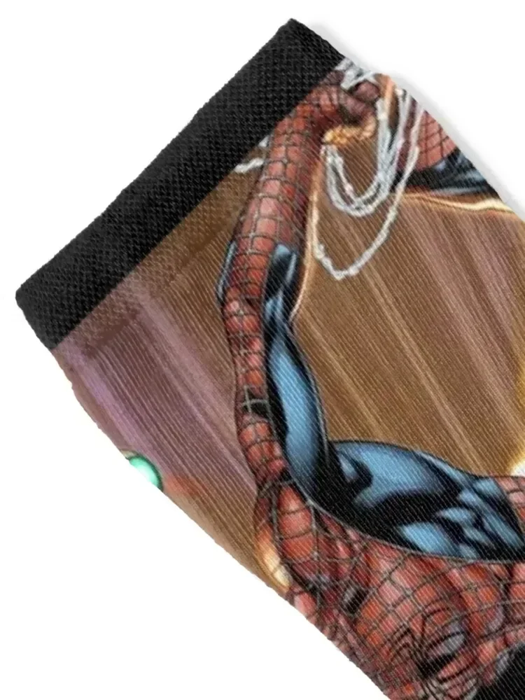 Three Spideys Octavius vs Green Goblin Socks custom golf Socks For Girls Men's