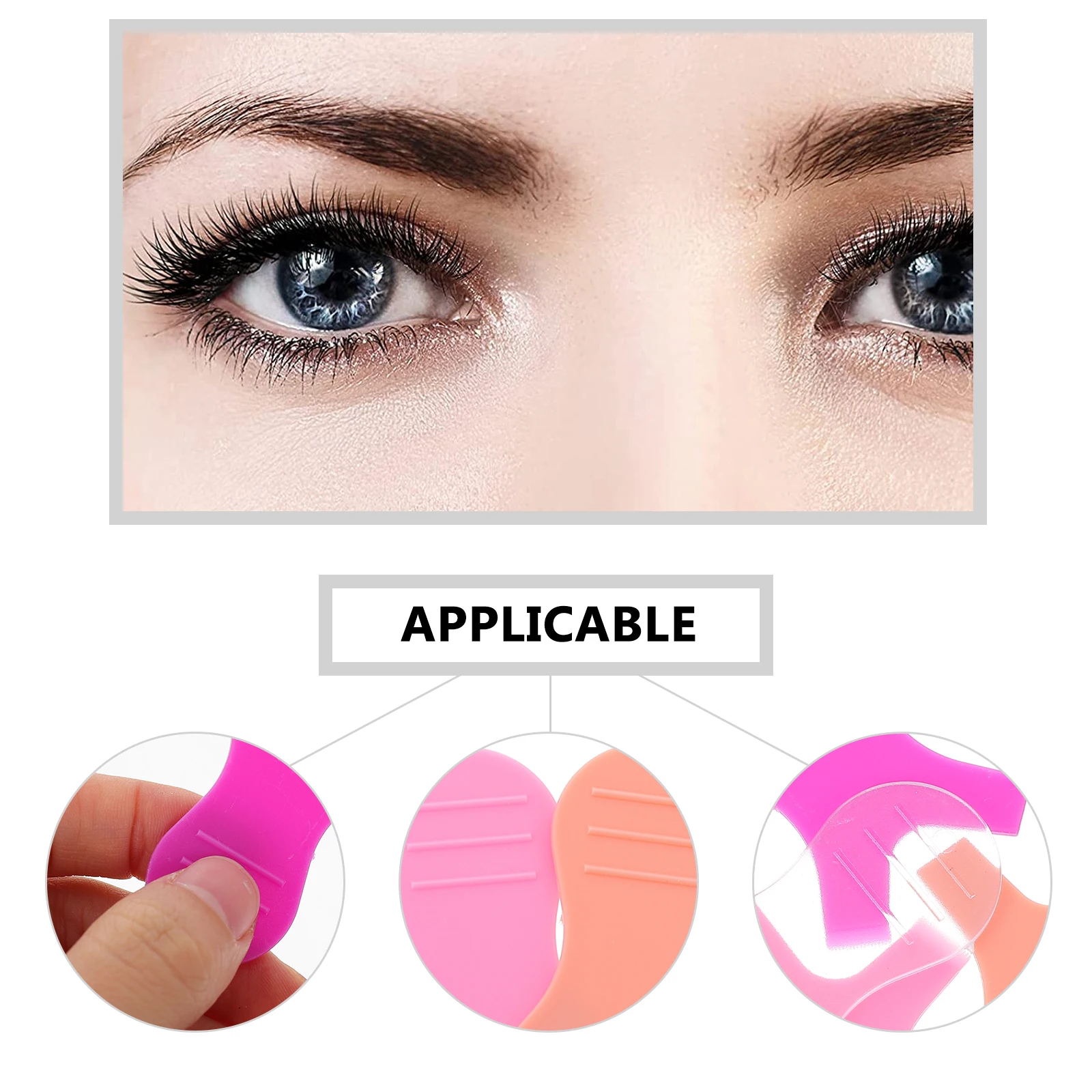 

40Pcs Eyelash Lift Comb Grafting Lash Tools ABS Perming Curler Gift Set Assorted Color Lash Lift Tool Y-Shape Eyelash