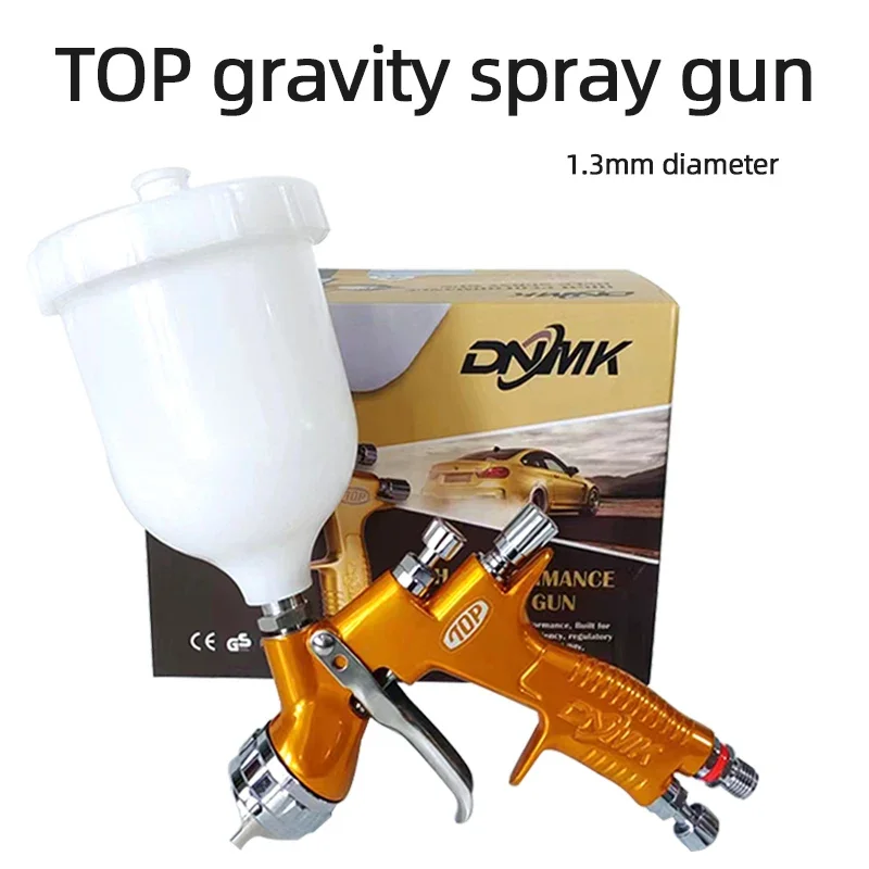 

Auto Paint Spray Gun Paint Saving High Atomization Paint Auto Repair Paint Tool 1.3mm Nozzle Can Pneumatic Spray Gun