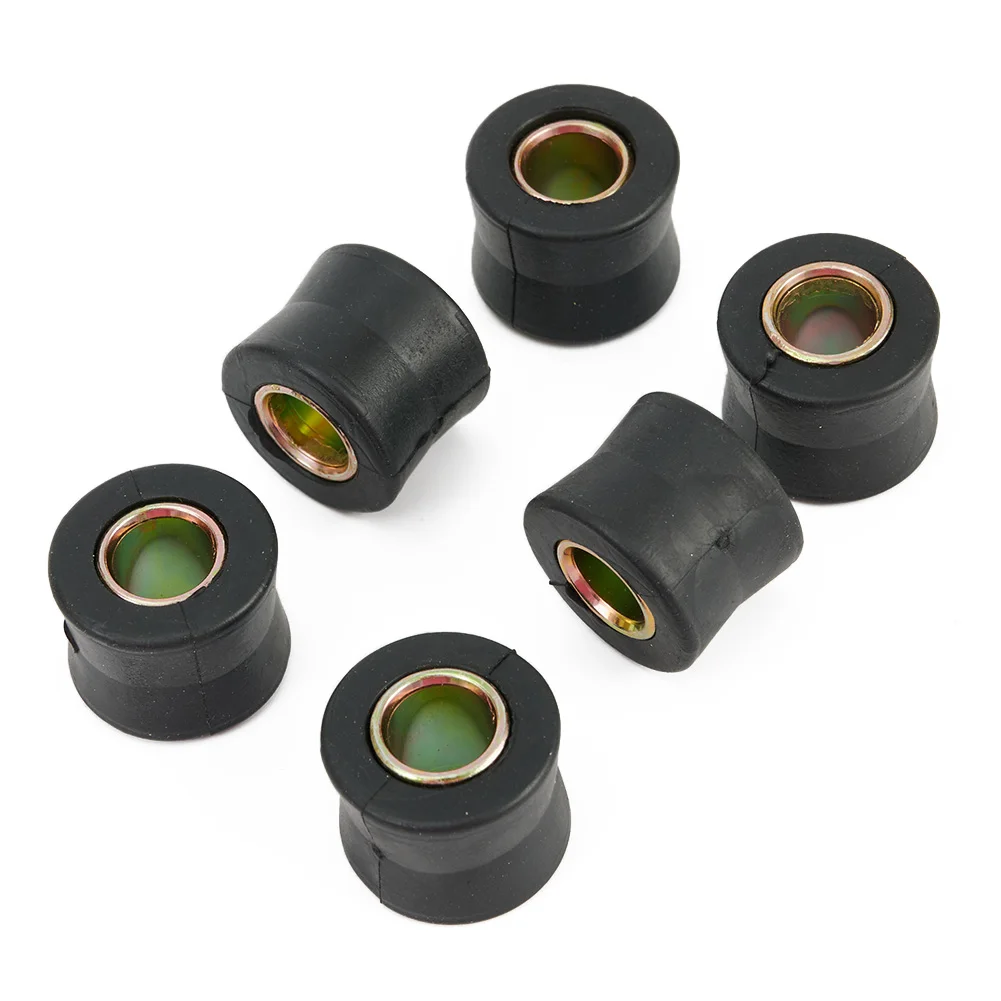 6Pcs Motorcycle Rear Shock Absorber Bushings 10mm 12mm 13mm Rubber Ring Wheel Shock Absorber Bushings Motorcycle Equipment Parts