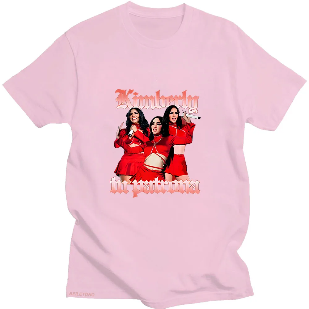 Kaus Kimberly Loaiza musim panas, kaus mode estetika Ropa Mujer, kaus Funko Pop nyaman, kaus Tee O-neck, atasan Retro Sudaderas