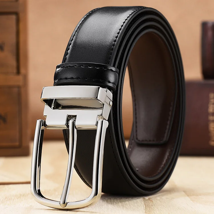 

Pin Buckle Belts for Men High Quality Men's Leather Belt Designer Strap Male Fashion Luxury Brand Waist Accessories