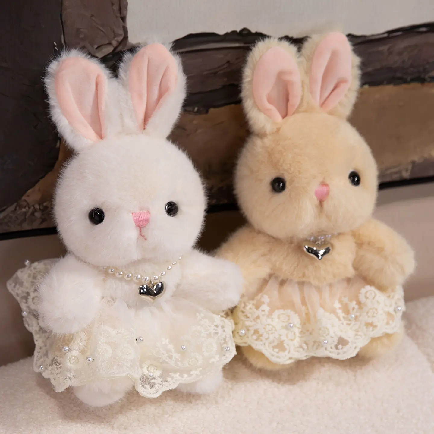 30cm kawaii vestido coelho brinquedos de pelúcia dos desenhos animados pequeno coelho macio recheado bonecas meninas dormindo companheiro brinquedos de pelúcia