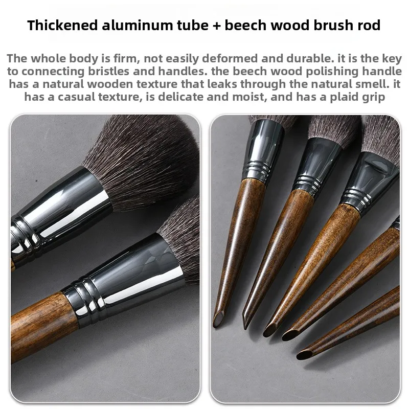 30/24/22/15/14pcs Set di pennelli per trucco occhi Strumenti per trucco Pennello per ombretto Pennello per correttore Pennello per sfumare Pennello per labbra per trucco