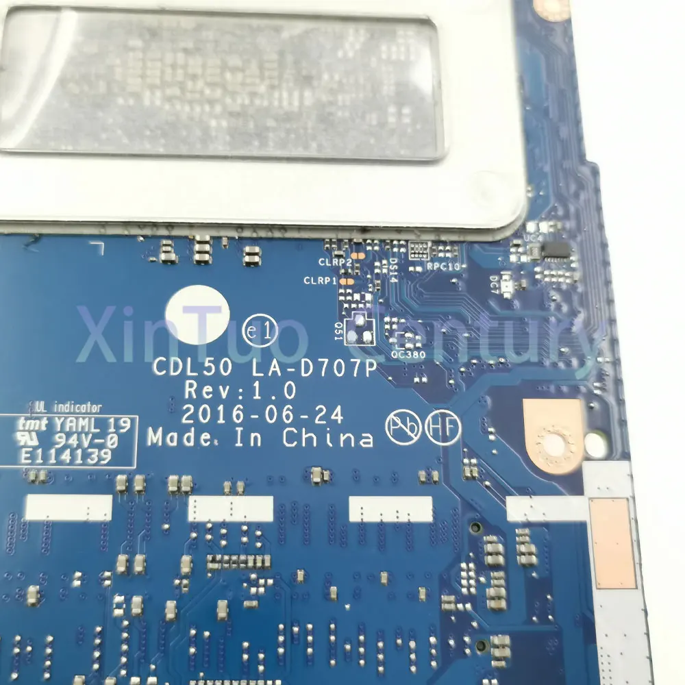 Imagem -04 - Laptop Motherboard para hp Pavilion Bdl50 La-d704p Notebook Mainboard i3 i5 i7 6th Cpu Testado ok sem Vga