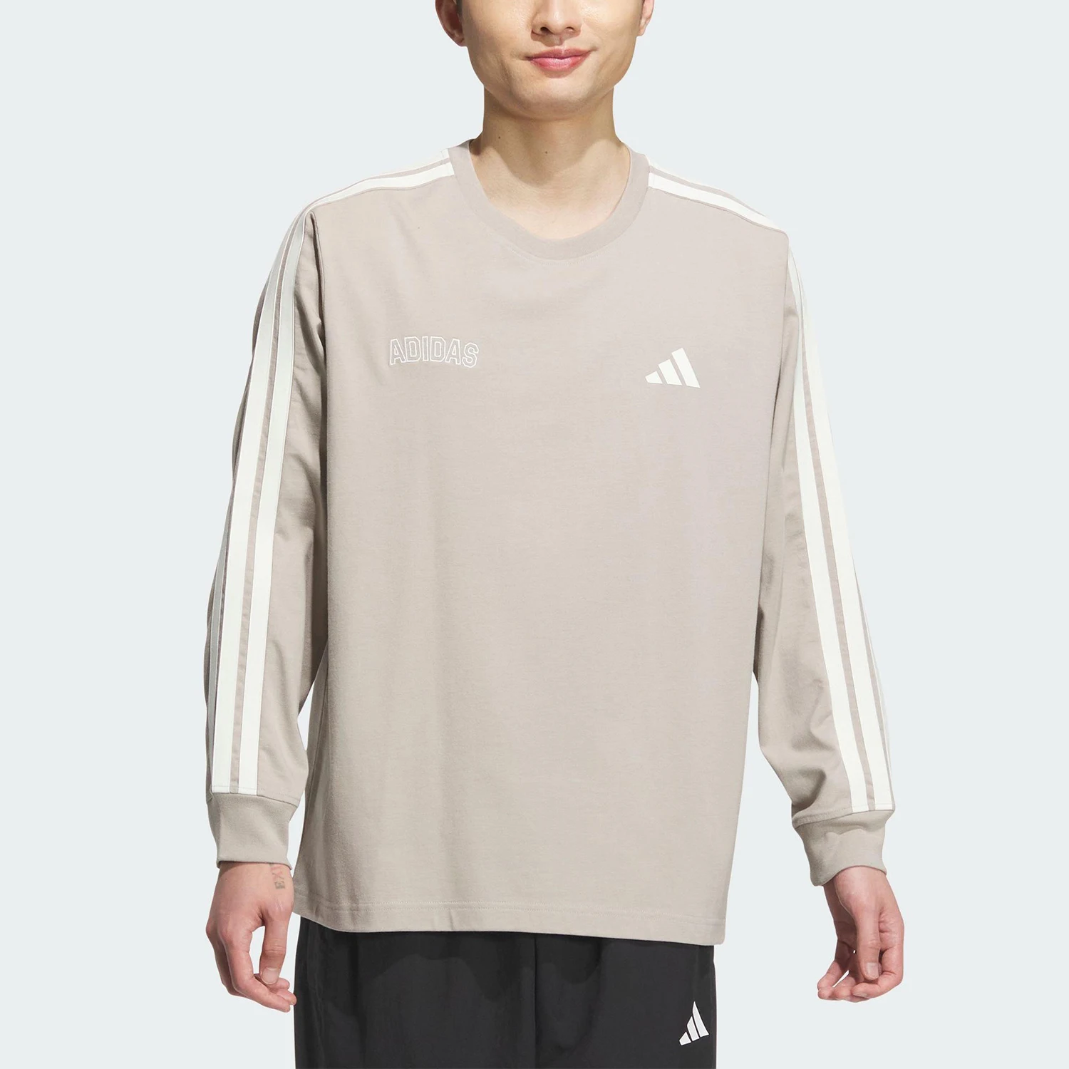 

Оригинальная мужская трикотажная рубашка Adidas ST SPORTS LS T свободного кроя с длинными рукавами KC2883