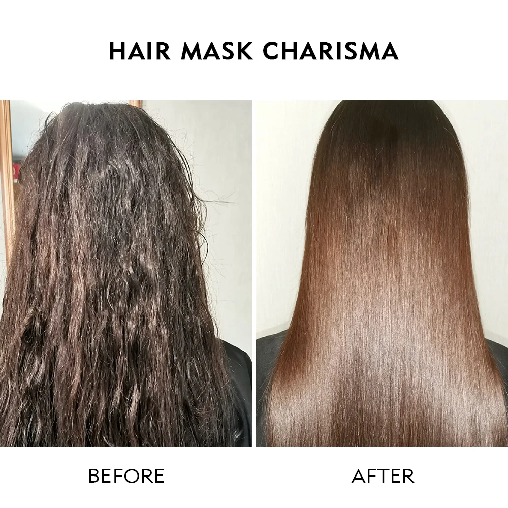 Karseell-mascarilla para el cabello de queratina dorada, Kit de alisado de cabello dañado de reparación rápida, suave, liso y brillante, protector para el cuidado del cabello