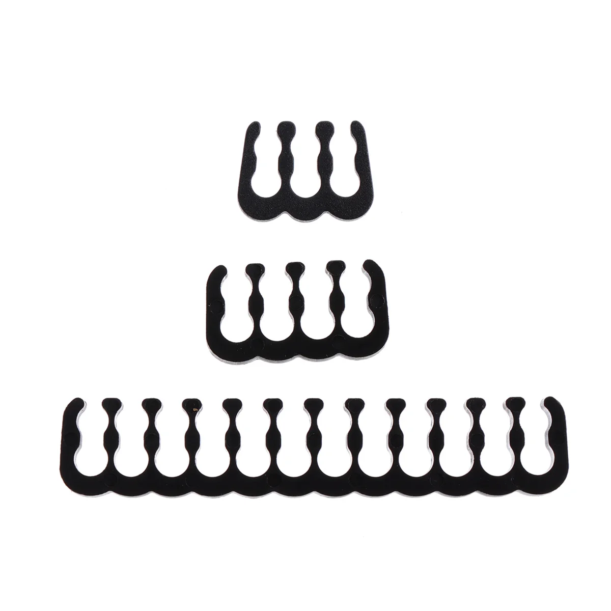 

24Pcs Pc 24pin 8pin 6pin Durable Organizer Prevent Twisting Sturdy Clamp Clip for Neat Cable Management