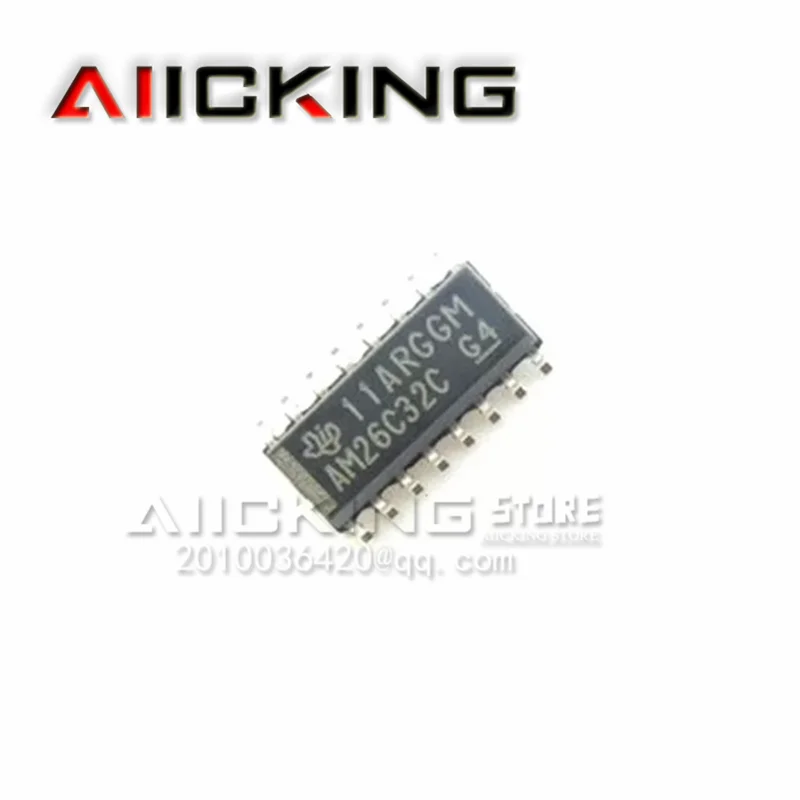 AM26C32CDR / AM26C32IDR (5-50 pieces) Free Shipping SOIC-16 Quad Receiver RS-422 16-Pin SOIC IC Chip, Original In Stock