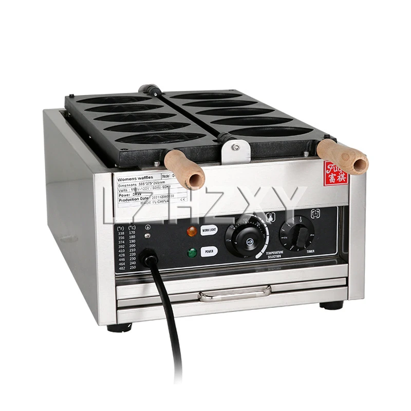 여성 여성 음부 와플 메이커 기계, CE 전기 상업용, 질 와플 메이커, 5 개