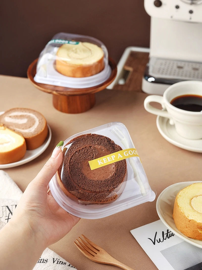 

Japanese Sle Cake Roll Paaging Box Queen Roll Dert Pastry Cutting Blo Box Sweet Treat Baking Supplies Kitchen Tools