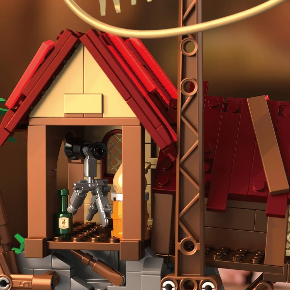 31112 Broken Mast Cliff House 1044pcs Coastal Adventure Scene with Lighthouse Feature for Adults & Kids DIY Puzzle Gift