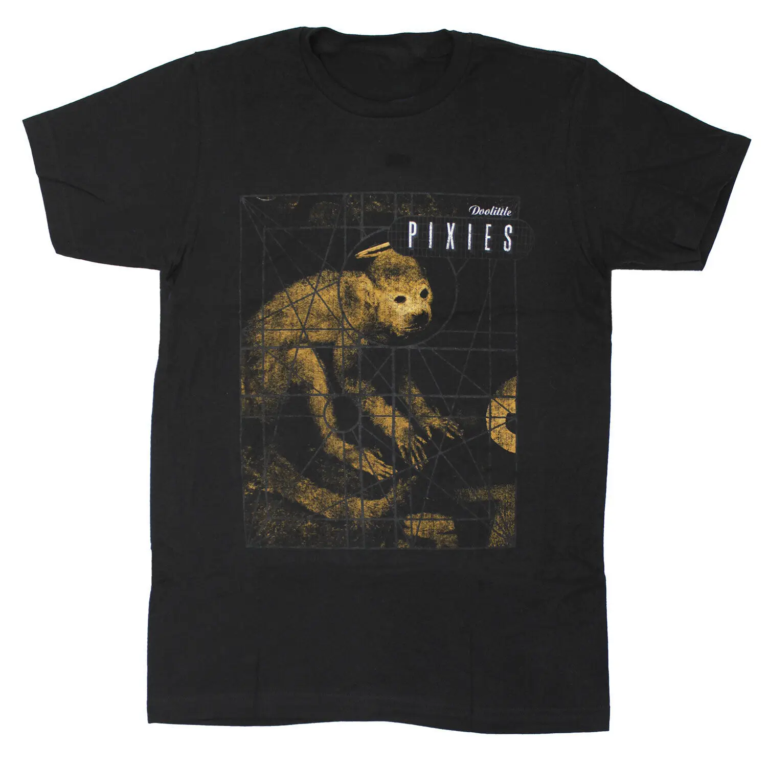 

Men's Pixies Vintage Grid T-shirt Large Black