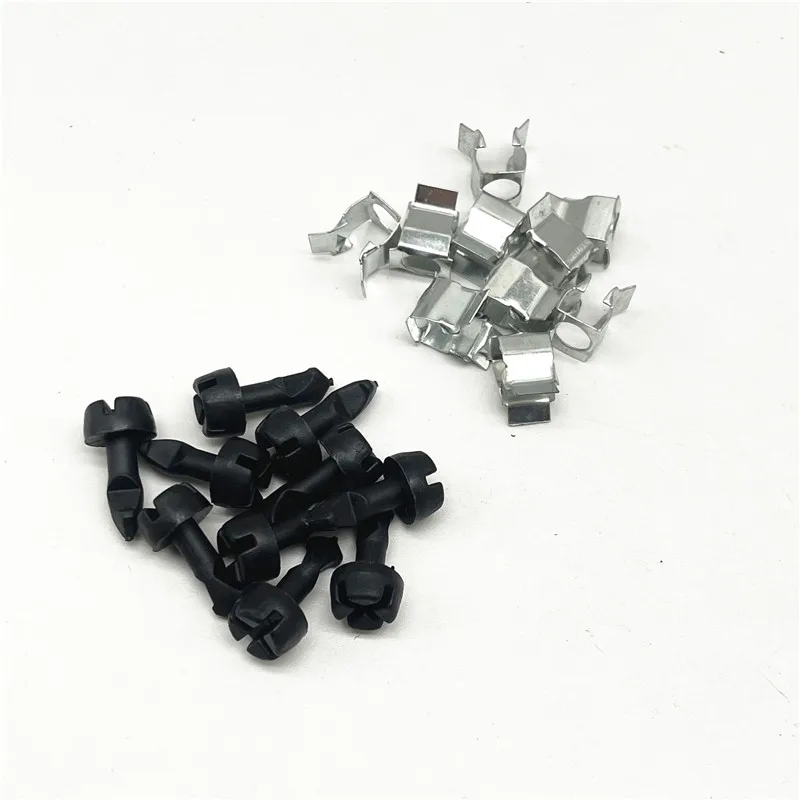 10x غطاء المحرك لوحة جبل المسمار الثابتة ربط دبوس لشركة فولكس فاجن باسات B5 أودي A4 B6 A6 C5 8D0805121