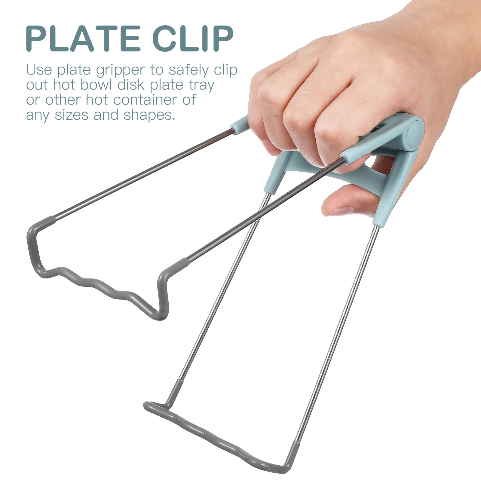 

Non-Slip Plate Gripper Heavy Duty Hot Pot Lifter For Oven Microwave Grill Camping Kitchen Tools Bowl Holder Barbecue