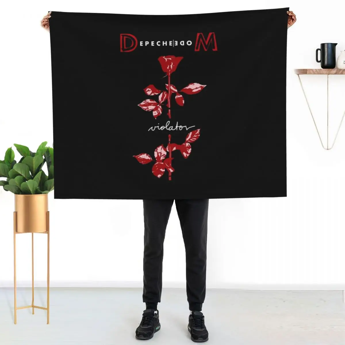 Violator....**Depeche-mode**Depeche-mode**Depeche-mode**Depeche-mode**Depeche-mode** Throw Blanket Camping Furrys Blankets