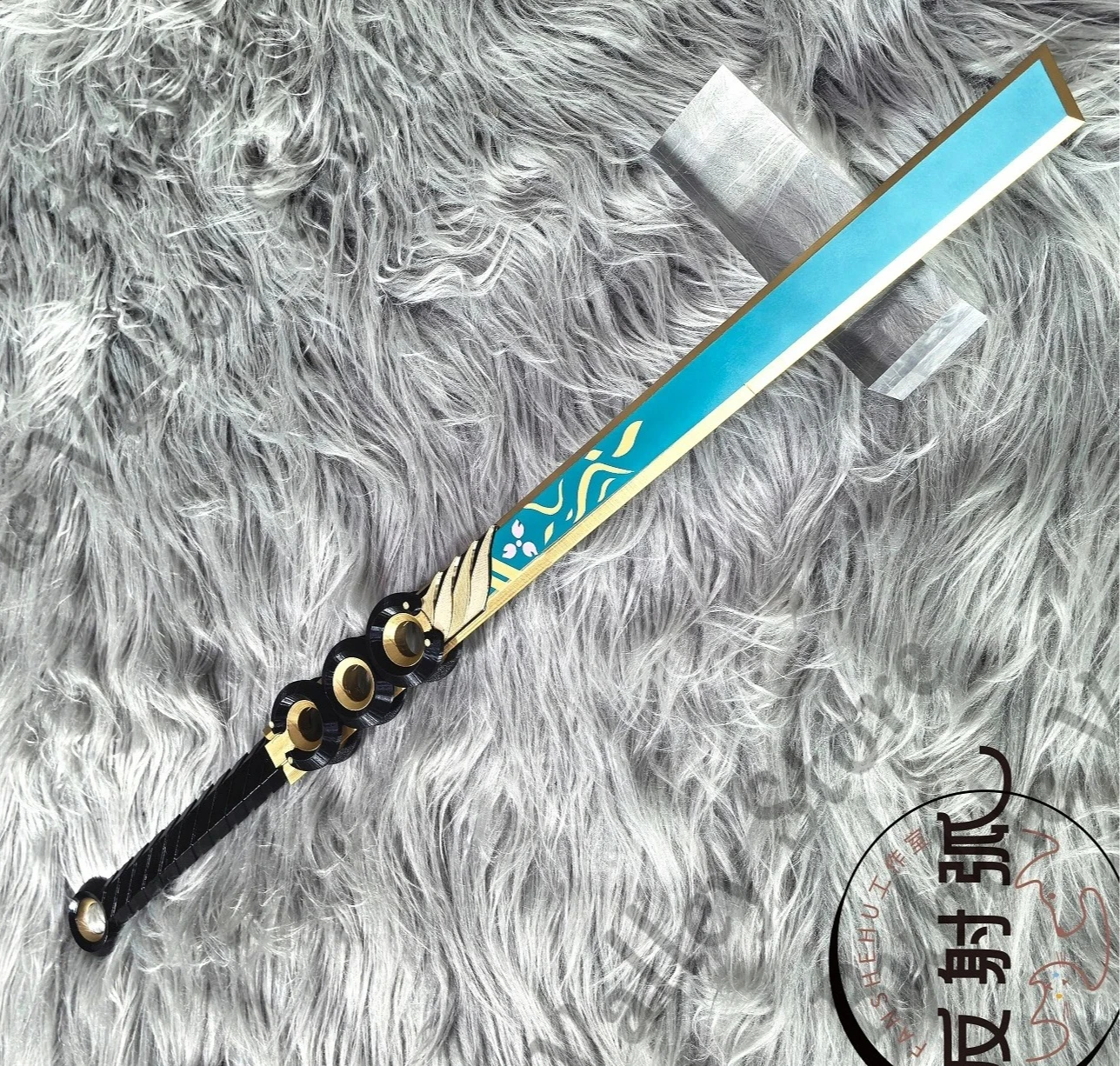 

Anime Arknights E Cosplay Head Angle Prop Cartoon Broadsword Headwear Hair Clip Hairclip Weaponry Equipment Props Adorn Gift
