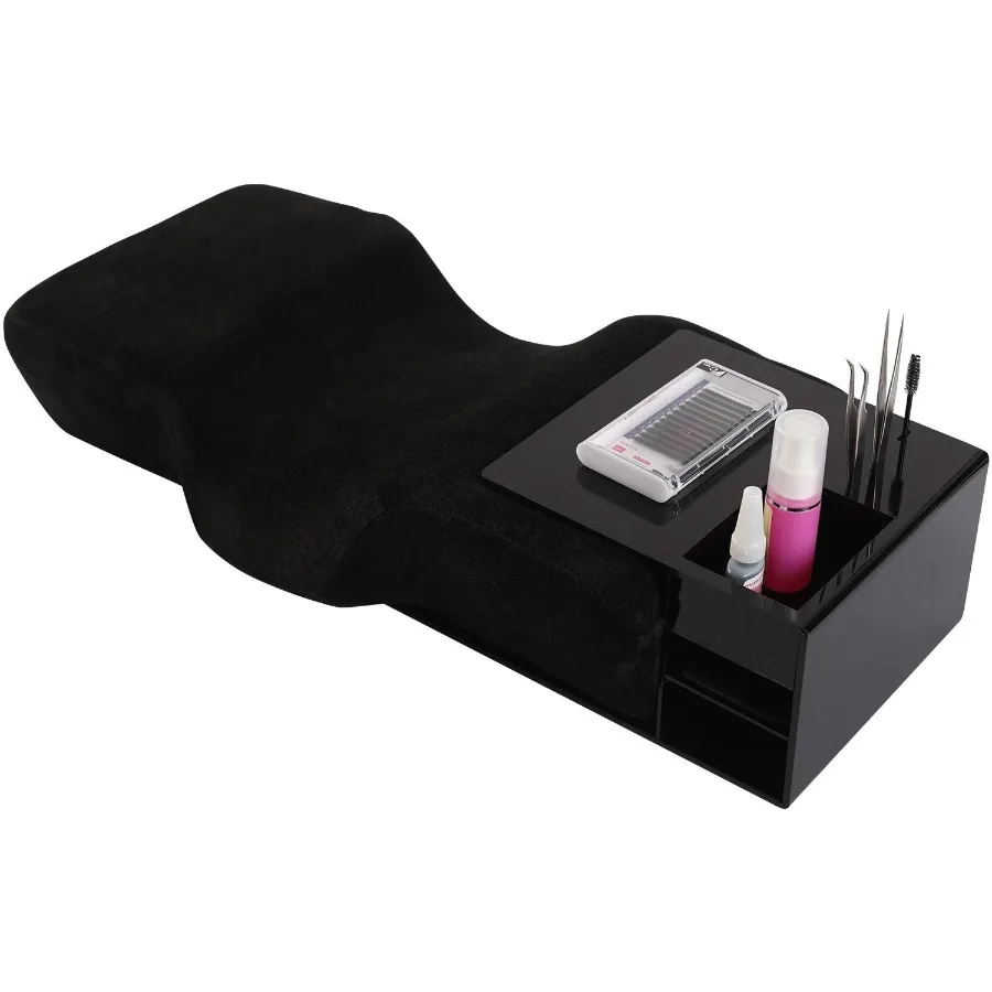 Extensión de pestañas Profional, almohada de espuma viscoelástica con soporte acrílico autoorgazer, extensión de Las, almohada de injerto, herramienta de maquillaje