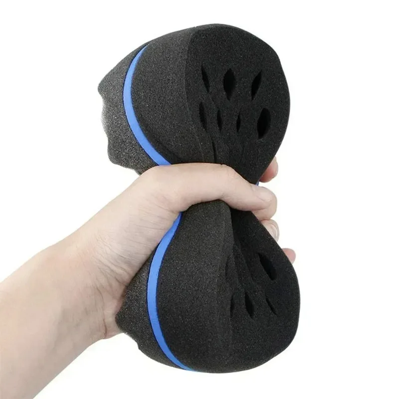 1PC Double-Sided Curling Hair Sponge - Small Hole Twist Tool for Men & Women, Natural Hair Styling Twist Brush