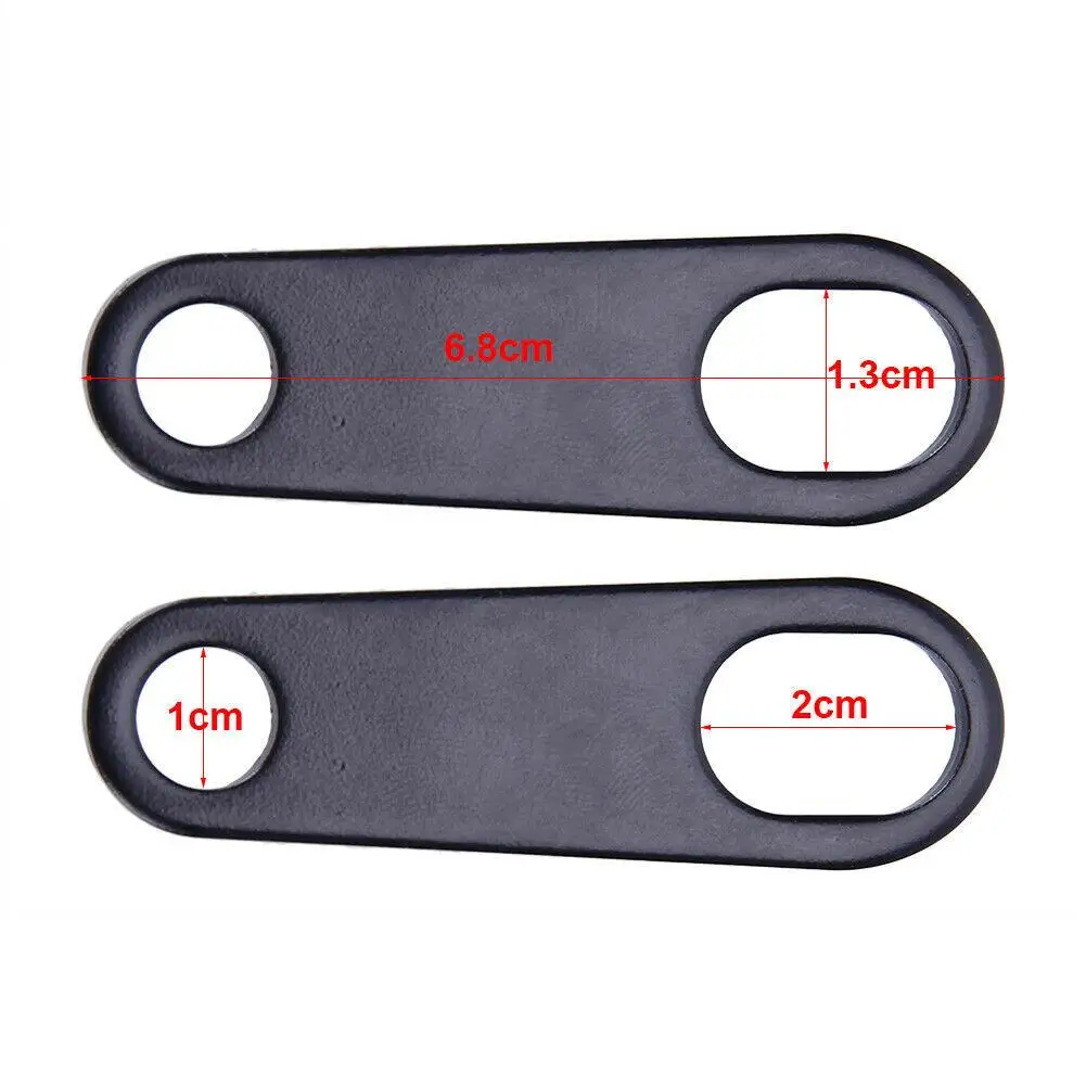 

1 Pair Motorcycle Turn Signal Indicator Light Lamp Holder Shock Brackets Black Mount Clamps Metal Parts Accessories