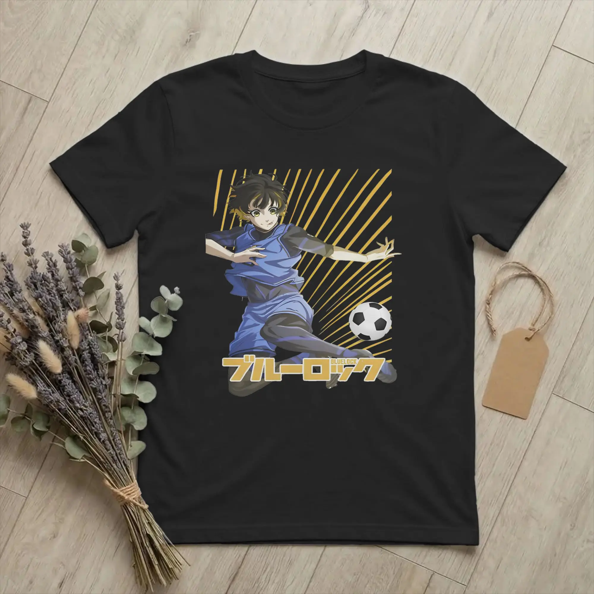 Blues Locks  Meguru Bachira Active T Shirt Men Women's 100% Cotton Hipster T-Shirts Crewneck  Tees Short Sleeve Clothes Classic