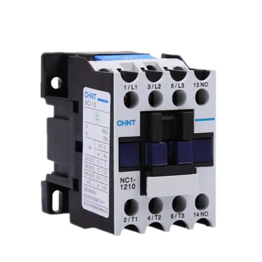CHINT NC1 Series AC Contactor NC1-0910 NC1-1210 NC1-1810 NC1-2510 9A 12A 18A 25A AC220V AC380V Electromagnetic Contactor