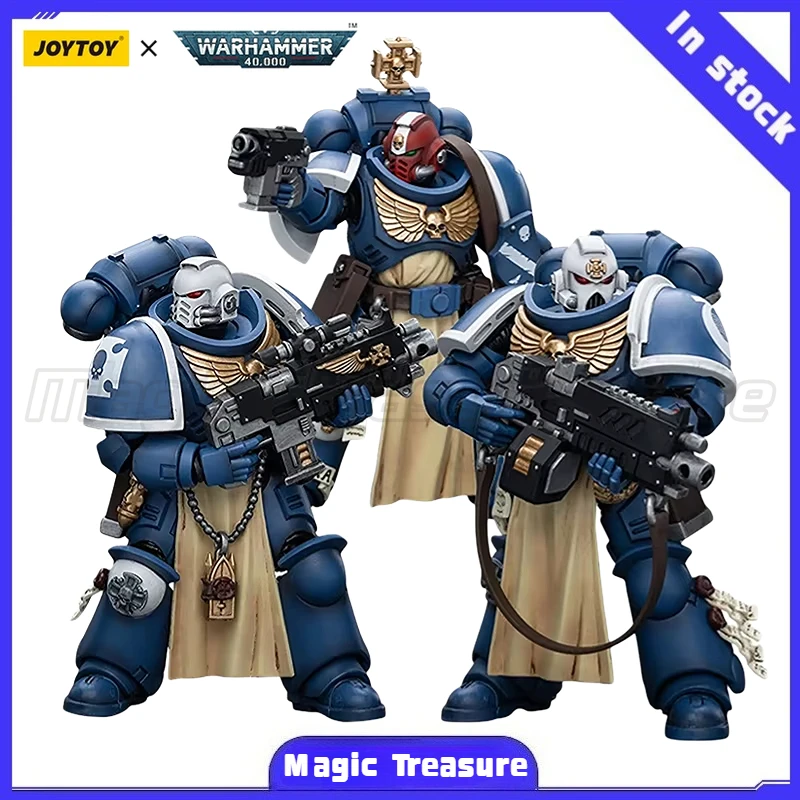 

【MT】JOYTOY 1/18 Action Figure Warhammer 40K Ultramarines Sternguard Veteran Sergeant with Auto Bolt Rifle Model Toy