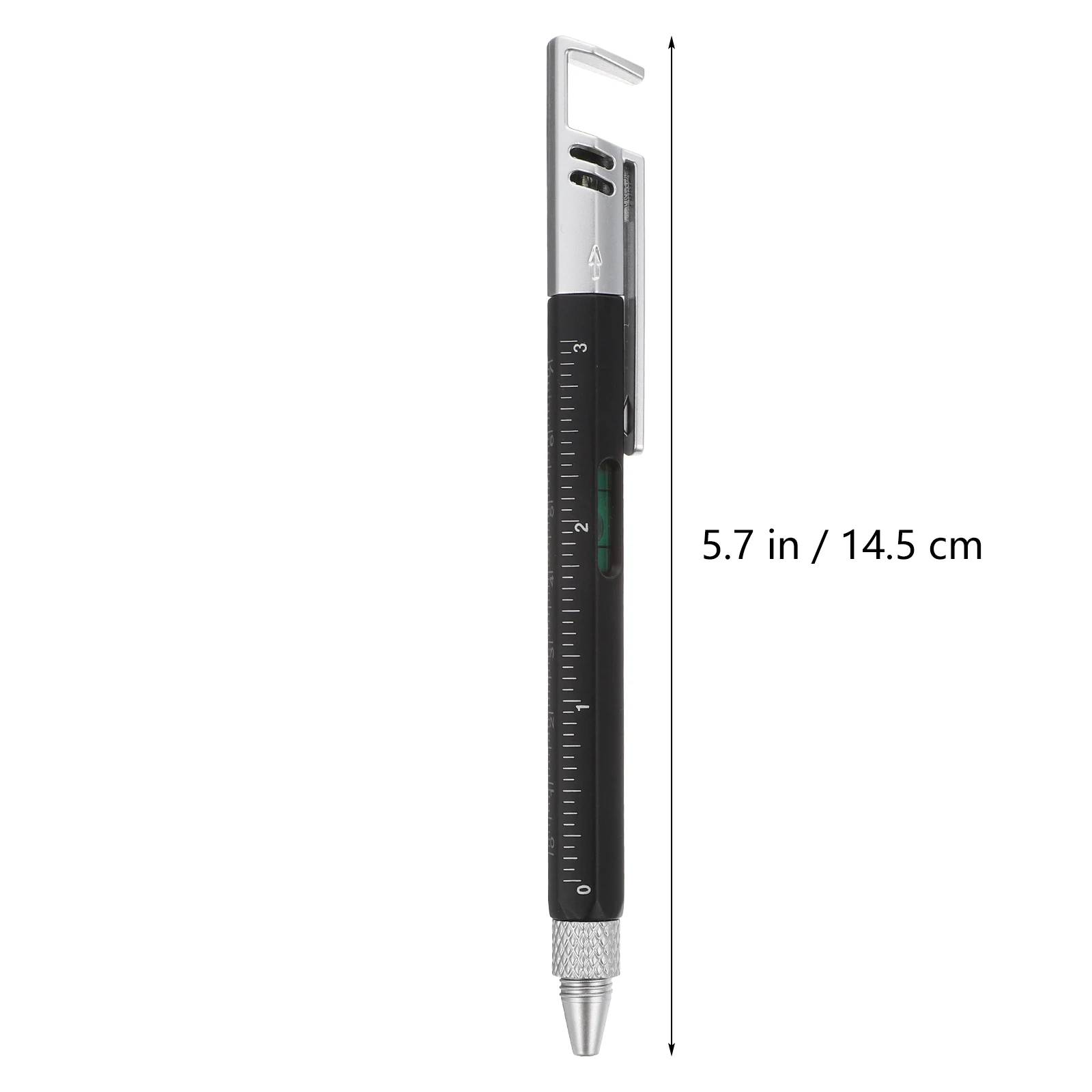 

5Pcs Multifunctional SixInOne Tool Pens Ballpoint Pen Screwdriver With Ruler Levelgauge Office Drawing Supplies
