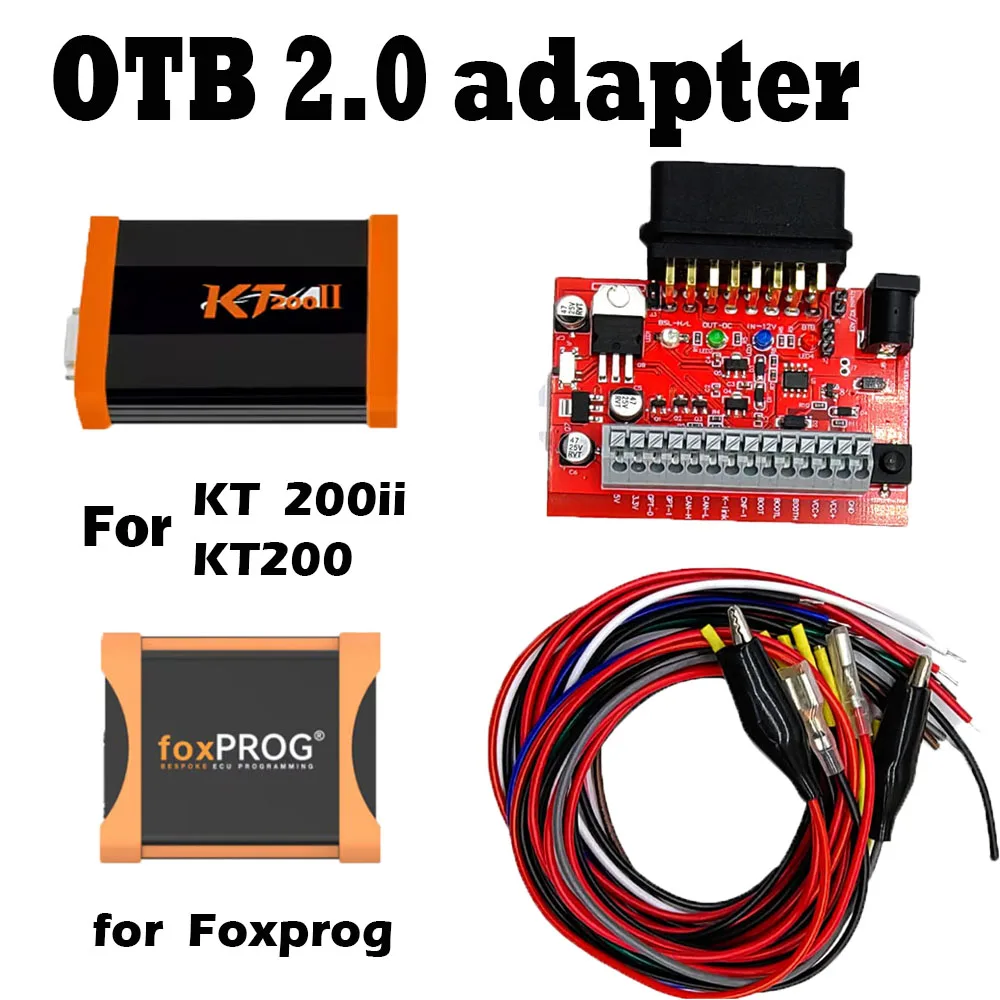 

OTB 2.0 Adapter OBD2 on Bench FOR Flash ECU Programmer 3 Way BOOT Upgrade for KT200 for KT200ii for Foxprog for Tag