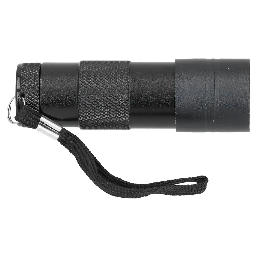 Aluminum Alloy Purple Light Flashlight Small Size Cylindrical Pet Urine Detector Handheld 12 LED Beads Pet Mess Detector
