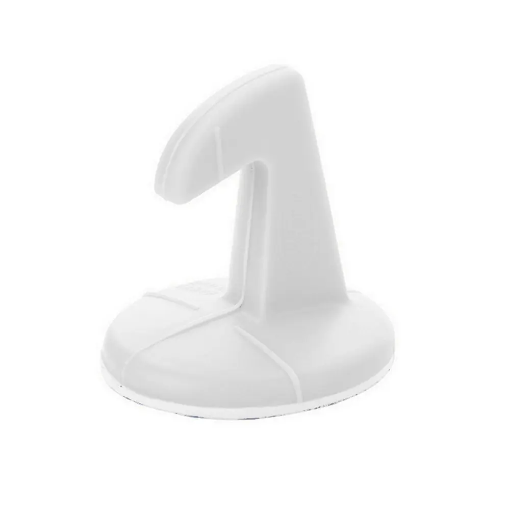 Doorknob Wall Protector Thick Silicone Anti-Collision Bumper Pad Silent Cushion Door Crash Pad Door Wall Guard White