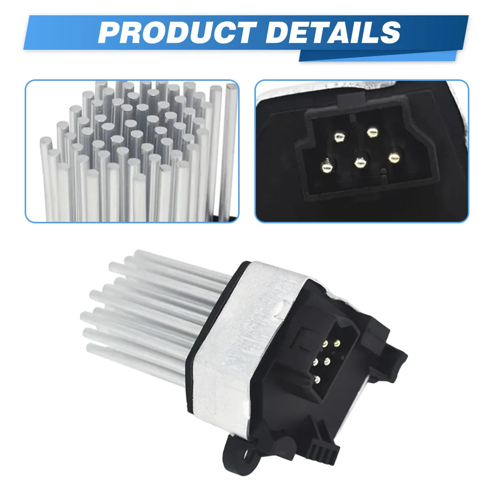 

HVAC Heater Blower Motor Resistor for BMW 3 Serie E46 316 318 320 323 328 330 M3 X3 64116920365 5pins